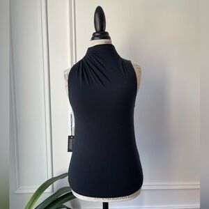 Aritzia Babaton Black boardroom Top